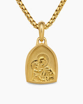 St. Anthony Amulet in 18K Yellow Gold, 21.8mm